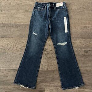Uniqlo Jeans, high rise skinny flare ankle jeans, size 25